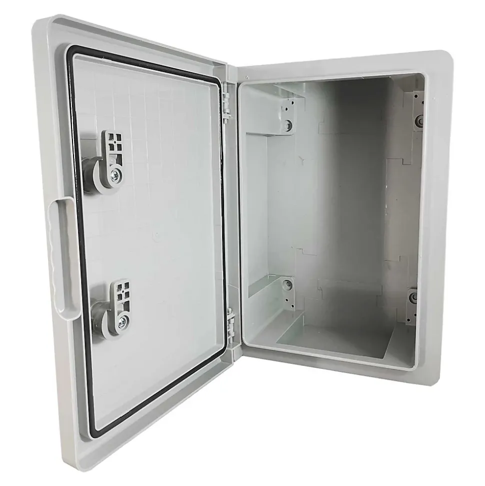 Abs352515 Ide Coffret Abs étanche Ip65 350x250x150 Porte Opaque - Avec Plaque De Montage