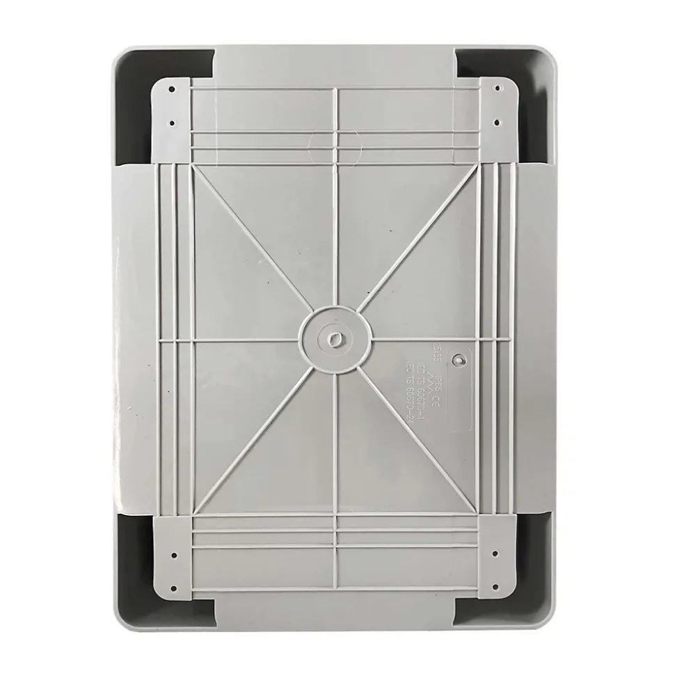 Abs352515 Ide Coffret Abs étanche Ip65 350x250x150 Porte Opaque - Avec Plaque De Montage