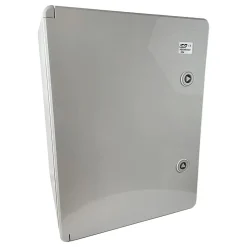 Abs403022 Ide Coffret Abs étanche Ip54 400x300x220 Porte Opaque - Avec Plaque De Montage