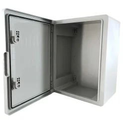 Abs403022 Ide Coffret Abs étanche Ip54 400x300x220 Porte Opaque - Avec Plaque De Montage