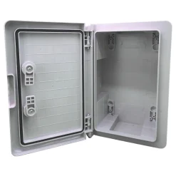 Abs302013 Ide Coffret Abs étanche Ip65 300x200x130 Porte Opaque - Avec Plaque De Montage