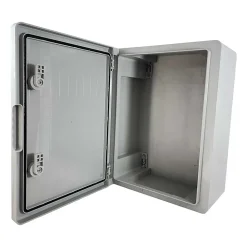 Abs403017 Ide Coffret Abs étanche Ip54 400x300x170 Porte Opaque - Avec Plaque De Montage