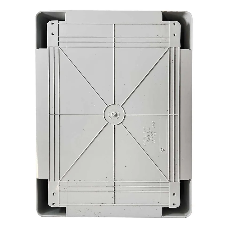 Abs403017 Ide Coffret Abs étanche Ip54 400x300x170 Porte Opaque - Avec Plaque De Montage