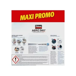 Absorbeur d'humidité aéro 360° 20m²+ 6 recharges Rubson