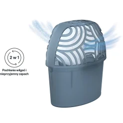 Absorbeur d'humidité GoodHome 20m² + 1 recharge galet 450g