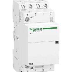 A9c22824 - Contacteur Tétrapolaire - 4no - 20a - Bobine 230vca - Schneider Acti 9 Ict