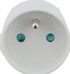 Adaptateur France - Royaume Uni Blanc - Zenitech