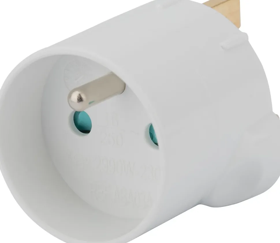 Adaptateur France - Royaume Uni Blanc - Zenitech