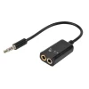 Adaptateur Jack 3.5mm mâle / 2 x Jack 3.5mm femelle
