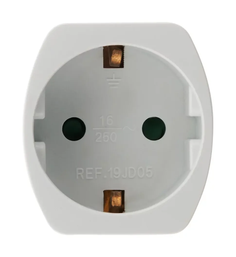 Adaptateur prise voyage Allemagne vers France - Schuko - Zenitech