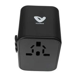 Adaptateur prise voyage universel - 5 ports USB - Voltman