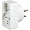 Adaptateur 2P+T fiche 16A + fiche 20A vers socle 32A Legrand