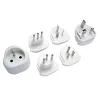 Adaptateur universel 16 A 230 V 3680 W Mâle / Femelle coloris blanc