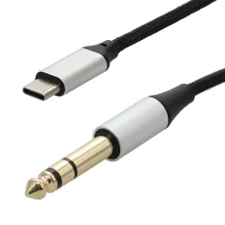 Adaptateur USB C mâle vers Jack 6.35mm mâle
