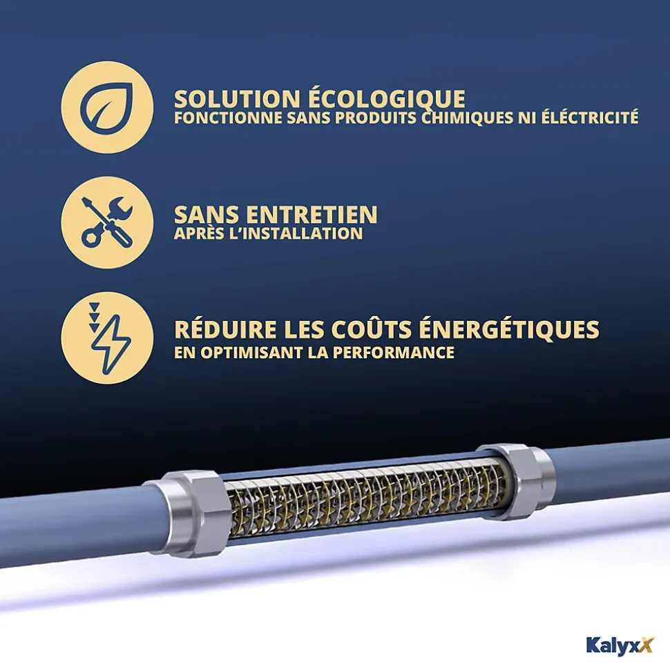 Adoucisseur d'eau Anticalcaire Antibactérien innovant IPS Kalyxx BlueLine G3/4 " femelle (IPSXKBG34)
