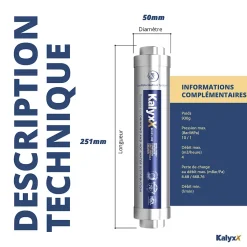 Adoucisseur d'eau Anticalcaire Antibactérien innovant IPS Kalyxx BlueLine G3/4