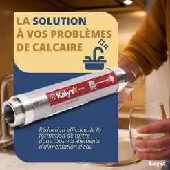Adoucisseur d'eau Anticalcaire innovant IPS Kalyxx RedLine G3/4 femelle (IPSKXRG34)