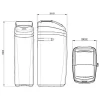 Adoucisseur d'eau Apic POSEIDON 26L avec Accessoires + Mise en Service Gratuite