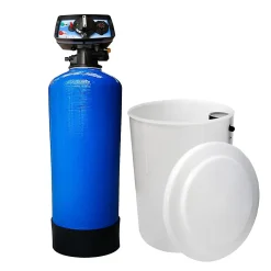 Adoucisseur D'eau Bi Bloc 25l Fleck 5600 Chronométrique Mécanique Complet Avec Accessoires
