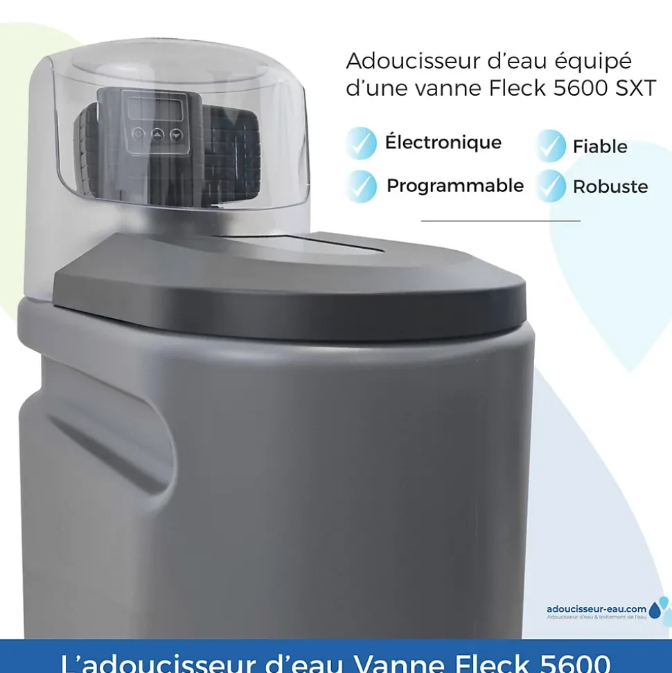 Adoucisseur D'eau 25l Fleck 5600 Sxt Volumétrique électronique