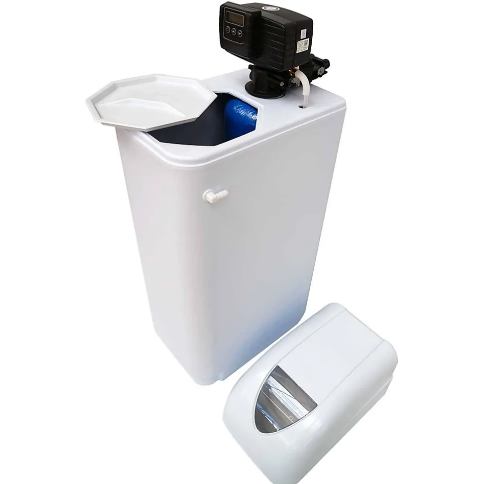Adoucisseur D'eau 20l Vanne Fleck 5600 Sxt Bac Blanc