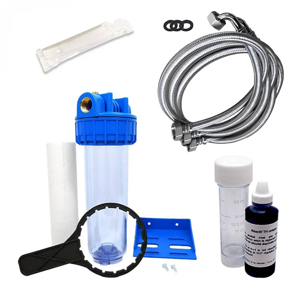 Adoucisseur D'eau 20l Vanne Fleck 5600 Mv Complet Bac Blanc - Kit Essentiel