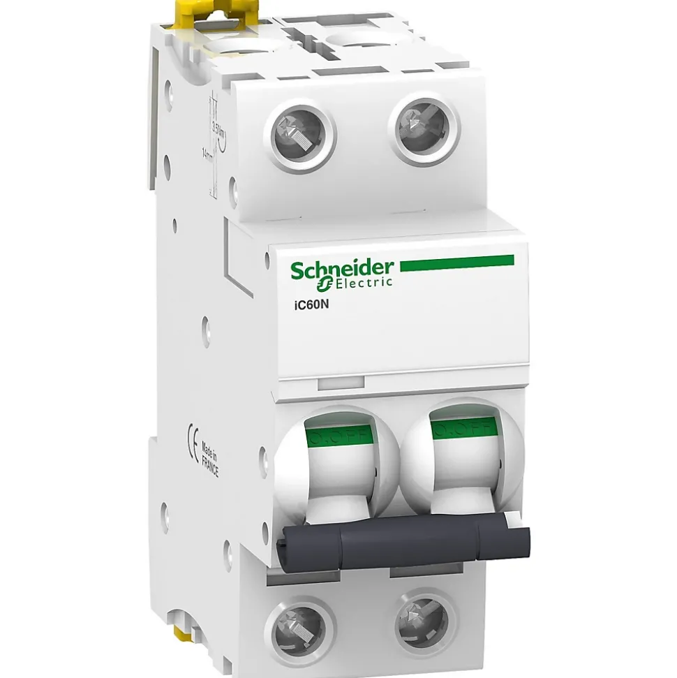 A9f75204 - Disjoncteur Courbe D Bipolaire 4a - 2p - 50ka - à Vis - Schneider Electric Acti9 Ic60n