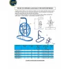 Aiguille tire-fil 3 mm L 20 M sur mini dévidoir (avec accessoires)