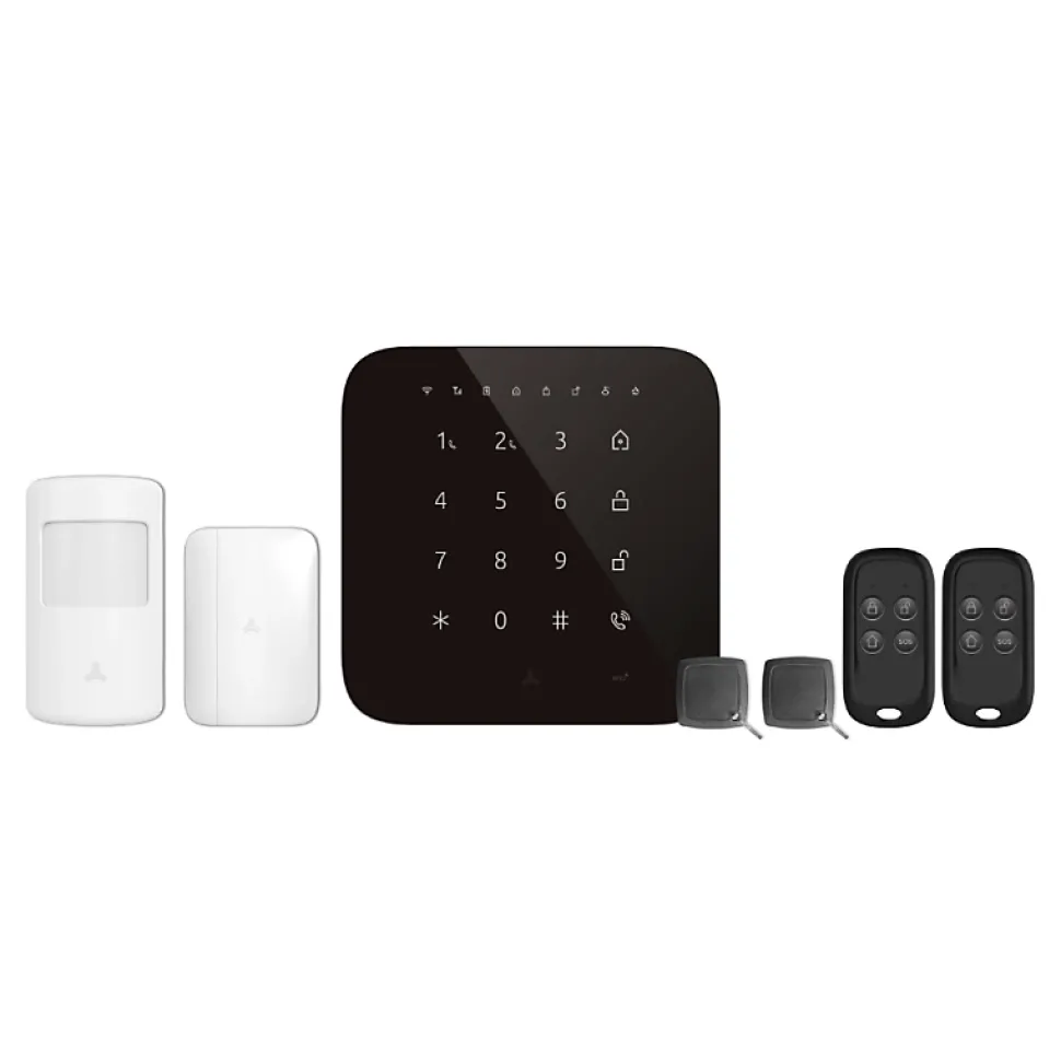 Alarme maison wifi et gsm 4G sans fil connectée Casa Noire - kit 1