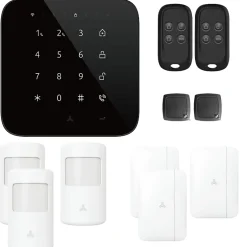 Alarme maison wifi et gsm 4G sans fil connectée Casa Noire - kit 3