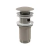 Alca Bonde pour lavabo clic-clac 5/4 " Avec trop-plein, Nickel (A392-N-P)