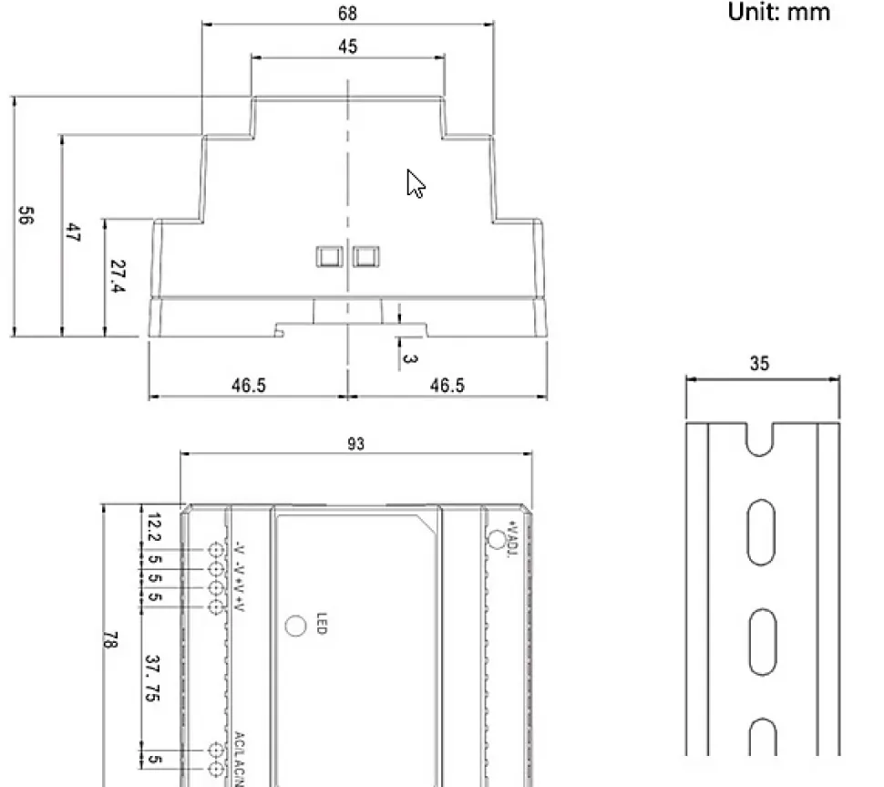 Alimentation modulaire 12v - 5a