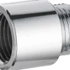 Allonge robinet chromé 25 mm 15 x 21