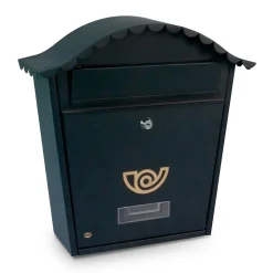 AMIG - Boîte aux lettres 1 - 370 x 360 x 105 mm - Acier - Noir