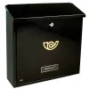 AMIG - Boîte aux lettres 3 - 370 x 360 x 100 mm - Acier - Noir