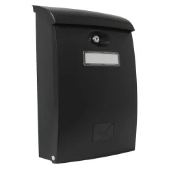 AMIG - Boîte aux lettres 7 - 345 x 240 x 105 mm - Plastique - Noir