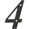 AMIG - Chiffres - 4'' - 100 mm - Acier - Noir