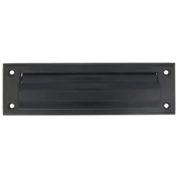 AMIG - Entrée de boîte aux lettres 1 - 254 x 78 mm - Acier - Noir