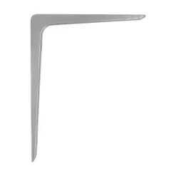 AMIG - Équerre 4 - 150 x 100 mm (6'' x 4'') - Aluminium - Gris métalisé