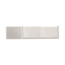 Angles plats moulure 30x10mm blanc lot de 4