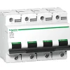 A9n18480 Schneider C120h Disjoncteur Tétrapolaire Schneider 100 A - 4p - Courbe C - 15ka - à Vis