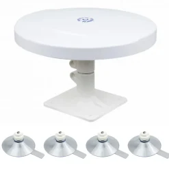Antenne TNT passive omnidirectionnelle Camping Car + 4 ventouses ANTARION