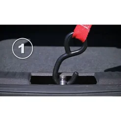 Appareillage de sécurité pour coffre de voiture ouvert