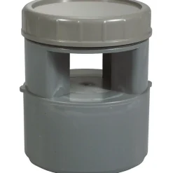 Aérateur à membrane PVC gris - Diamètre 110 mm