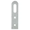 4 attaches-éléments Acier zingué l. 20 x H. 50 mm
