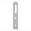 4 attaches-éléments Acier zingué l. 20 x H. 60 mm