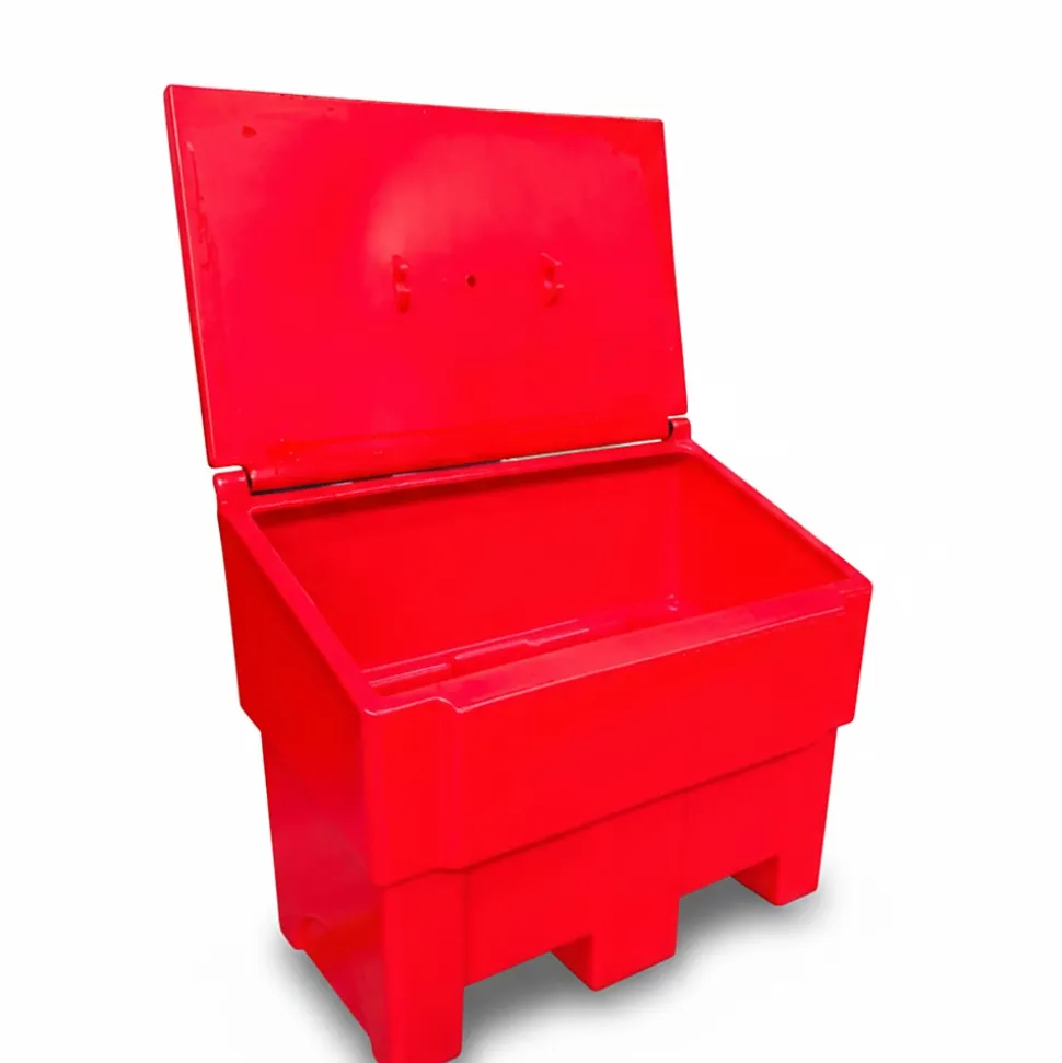Bac à sable incendie/ à sel de déneigement 300l- lot de 6