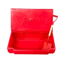 Bac à sable incendie/ à sel de déneigement 50l + pelle- lot de 10