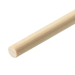 Baguette ronde lisse pour tourillon en pin Ø.9 mm x L.2,40 m