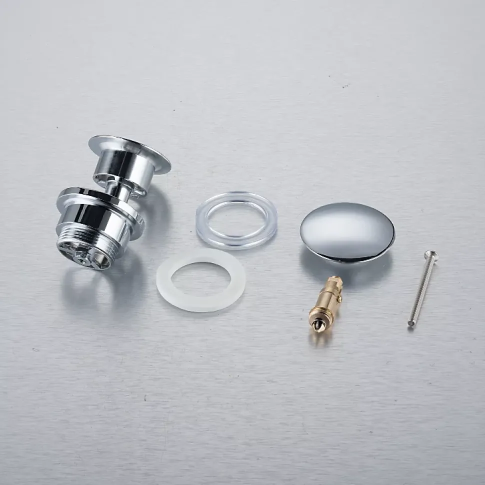 Balneo Bonde clic-clac universelle, pour lavabo, finition chrome, laiton